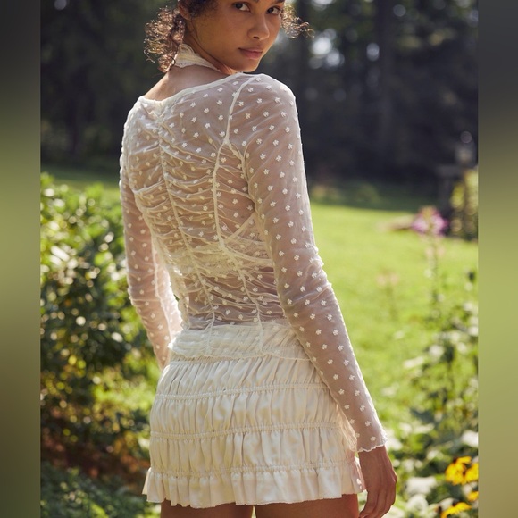 Free People Most Likely Layering Top Ivory - Picture 3 of 10